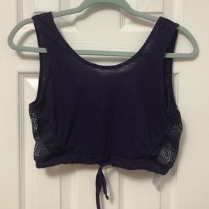Primark Workout Purple Crop Tank